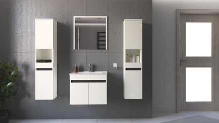 Zrcadlo Halmar FIGARO 60 cm bílá (1p=1szt) (2)