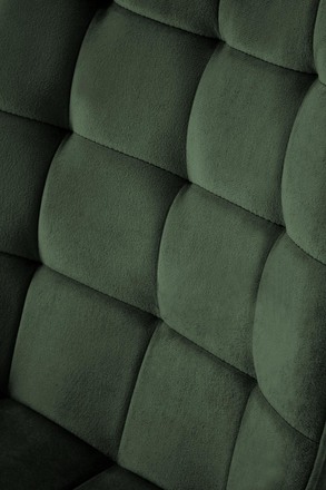 Moderní jídelní židle Halmar GANSO tmavě zelená HLR57 (1p=4szt) (4)