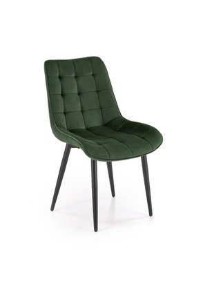 Moderní jídelní židle Halmar GANSO tmavě zelená HLR57 (1p=4szt) (8)