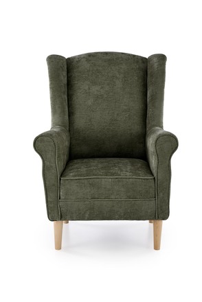 Relaxační křeslo Halmar HERMES olivová (tkanina MARKOS 14-#12) (9)