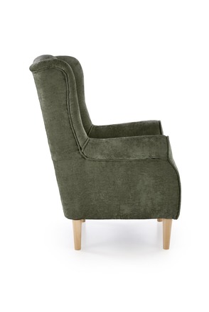 Relaxační křeslo Halmar HERMES olivová (tkanina MARKOS 14-#12) (3)