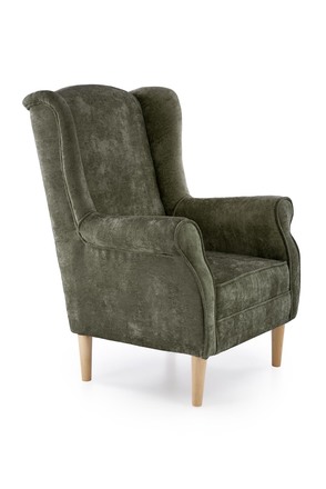 Relaxační křeslo Halmar HERMES olivová (tkanina MARKOS 14-#12) (4)