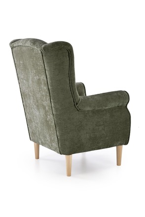 Relaxační křeslo Halmar HERMES olivová (tkanina MARKOS 14-#12) (5)