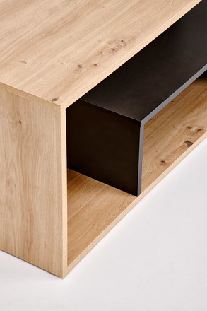 Konferenční stolek Halmar IVA dub artisan černá (1p=1szt) (7)