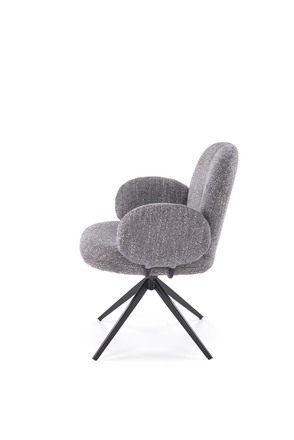 Moderní jídelní židle Halmar K568 popelavá (2p=2szt) (5)