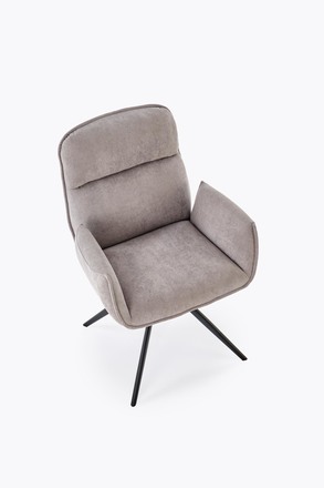 Moderní jídelní židle Halmar K574 popelavá (1p=2szt) (6)