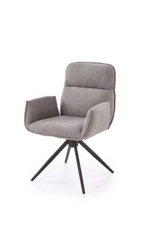 Moderní jídelní židle Halmar K574 popelavá (1p=2szt) (1)