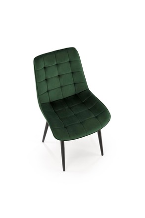 Moderní jídelní židle Halmar K580 tmavě zelená (1p=4szt) (5)