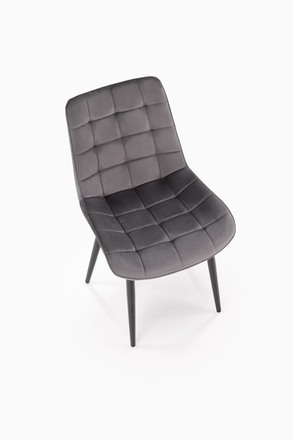 Moderní jídelní židle Halmar K580 popelavá (1p=4szt) (6)