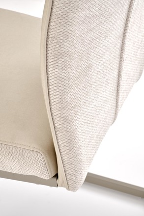 Moderní jídelní židle Halmar K584 béžová kašmír (1p=2szt) (14)