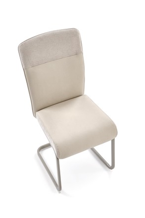 Moderní jídelní židle Halmar K584 béžová kašmír (1p=2szt) (18)