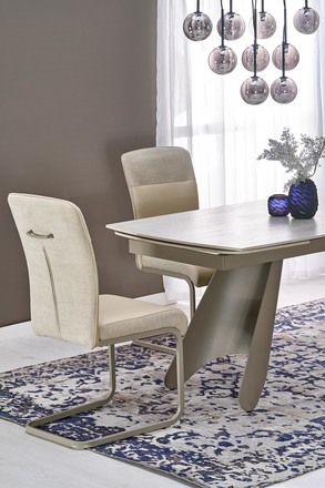 Moderní jídelní židle Halmar K584 béžová kašmír (1p=2szt) (4)