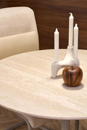 Moderní jídelní židle Halmar K584 béžová kašmír (1p=2szt) (7)