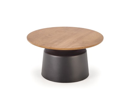 Sestava dvou konferenčních stolků Halmar MALOMI přírodní černá (2 Karton) (2)