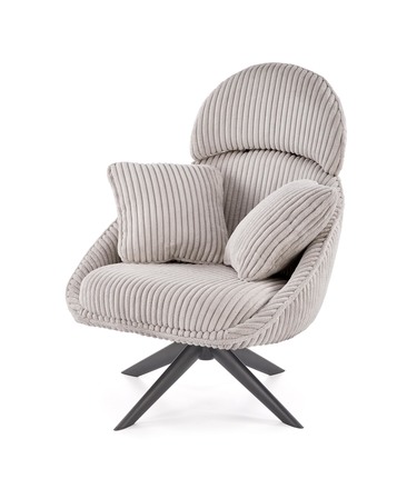 Relaxační křeslo Halmar MERRY 2 s funkcí otáčení, cappuccino (1)