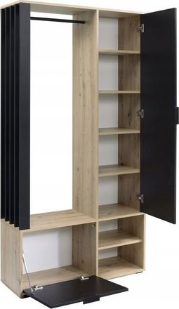 Šátní skříň se zrcadlem Halmar MILO UNI (1)