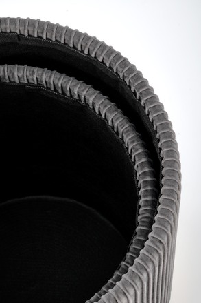 Sestava taburetů Halmar MONTY, popelavá (1p=1kpl) (7)