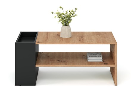 Konferenční stolek Halmar MURCIA dub artisan černá (1p=1szt) (5)