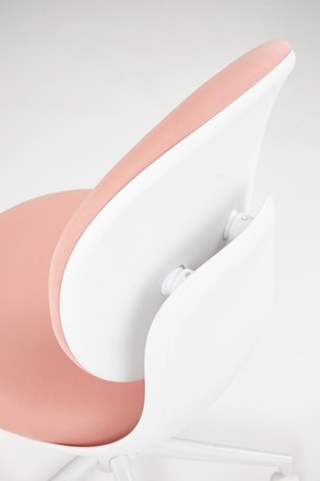 Dětské kancelářské křeslo Halmar ORION 2 bílá - světlá růžová (1p=1szt) (10)