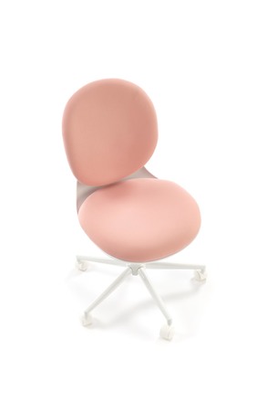 Dětské kancelářské křeslo Halmar ORION 2 bílá - světlá růžová (1p=1szt) (2)