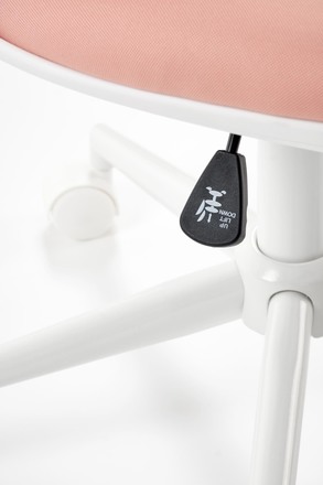 Dětské kancelářské křeslo Halmar ORION 2 bílá - světlá růžová (1p=1szt) (8)