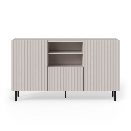 Komoda Halmar PAXOS KM-1 barva: kašmír - černá (2p=1szt)