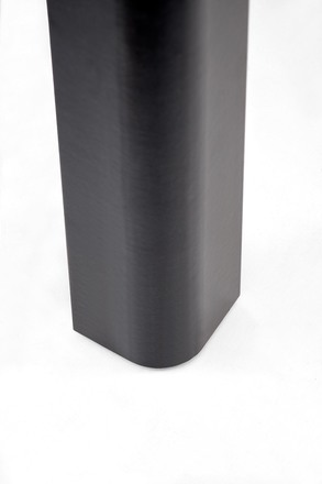 Moderní jídelní stůl Halmar RINGO barva pracovní deska kašmír, nohy - černá (102-142x102x76 cm) (2p=1szt) (8)