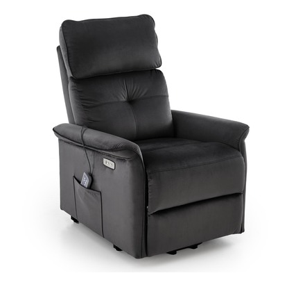Relaxační křeslo Halmar SEMIR 2 černá (2 Karton) (3)