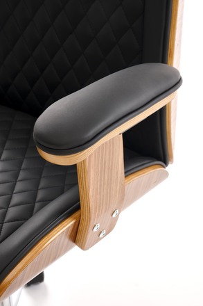 Kancelářské křeslo Halmar TIMBER ořech černá (9)