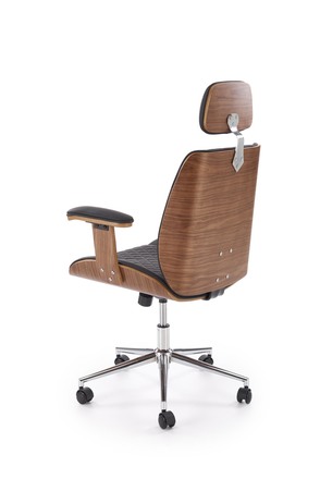 Kancelářské křeslo Halmar TIMBER ořech černá (3)