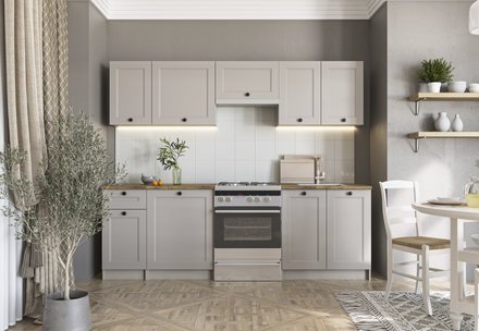 Kuchyňská linka Halmar VIVIAN 240 korpus: kašmír, dekor: kašmír (10p=1kpl)