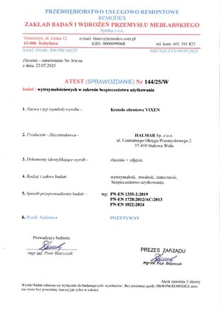 Kancelářské křeslo Halmar VIXEN černá (6)