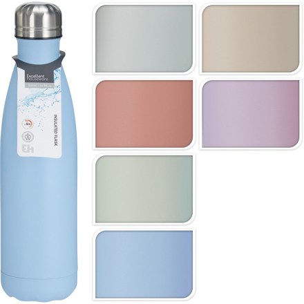 Termoska Excellent KO-997100550ruzo lahev sportovní nerez 0,5 l růžová (2)