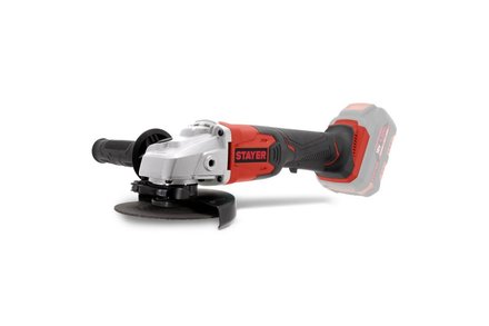 Aku úhlová bruska Stayer AGR 125 L2024 + taška na přenášení (2 baterie 4 Ah + nabíječka)