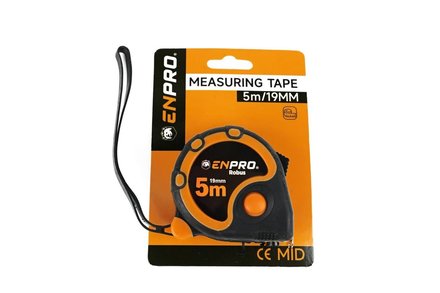 Svinovací metr Enpro 700142, 5 m x 19 mm, Robus (1)