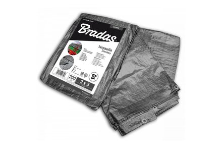 Plachta Euro nářadí 125170Q Plachta zakrývací, 10 x 15 m, 200 g/m2, šedá