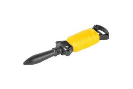 Provázek Euro nářadí 138900Q Provázek stavební pletený na trnu PCL100, L-100 m, žlutý, Strend Pro