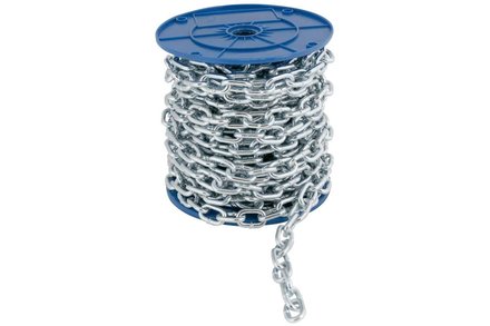 Řetěz Euro nářadí 151407Q Řetěz krátké oko, 7 x 29/ 20 m, DIN 5685A