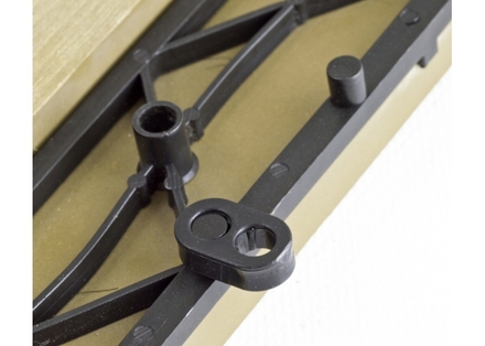 Přechodová lišta G21 Přechodová lišta pro WPC dlaždice Cumaru 30x7,5 cm rovná (2)