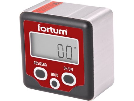 Sklonoměr digitální Fortum (4780200) sklonoměr digitální, 0°-360°, s magnety