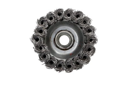 Kartáč drátěný Faster Tool 2765GX Kartáč drátěný čelní copánkový ocelový, závit M14 60 20 (1)