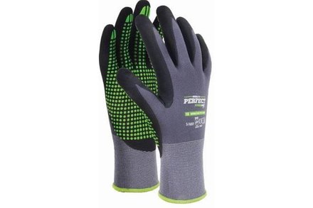 Rukavice Stalco S093276346 Rukavice nylonové NITRILE FLEX DOTS PERFECT, vel. 6