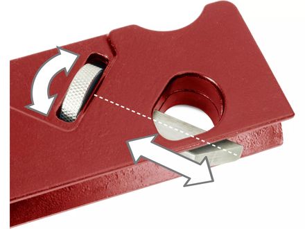 Hoblík na srážení hran Fortum 4752104, 2nožové profily (45 - R3mm/1/8) (2)