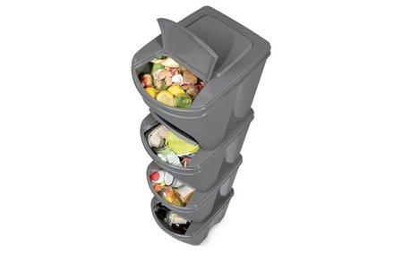 Odpadkový koš EURO nářadí 139195 Koše odpadkové, 4 x 25 l, SORTIBOX IKWB20S4 405U (1)