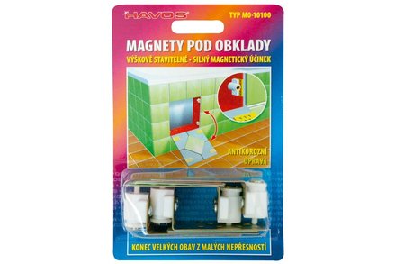Magnety pod obklady EURO nářadí 138923 Magnety pod obklady stavitelné, 4 ks (1)