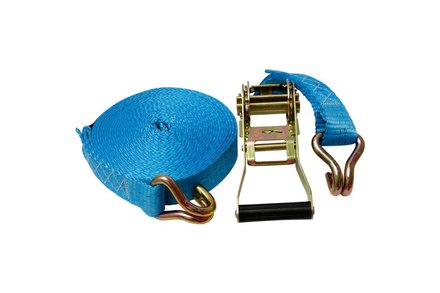 Upínací pás EURO nářadí 151030 Pás upínací ráčnový s háky, 6 m, 3000 kg