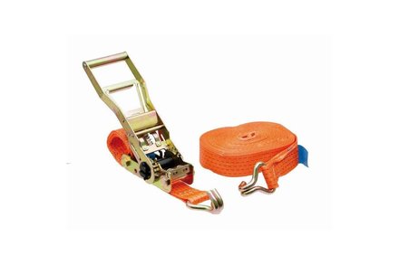 Upínací pás EURO nářadí 151033 Pás upínací ráčnový s háky 12 m, 5000 kg