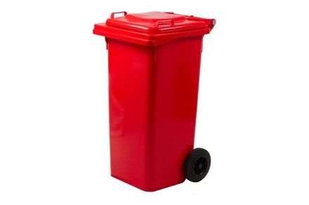 Popelnice EURO nářadí 415312 Popelnice plastová, 240 l, červená