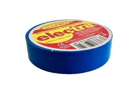 Páska elektroizolační EURO nářadí 138383 Páska elektroizolační PVC IZOVIAL, 10 m x 15 mm, modrá (1)