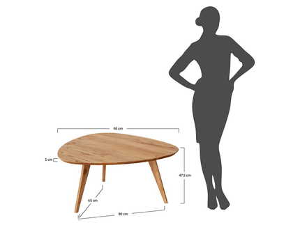 Konferenční stolek Katmandu Orbetello 50/96/95 dub olej (3)